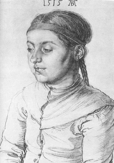 Albrecht Durer Portrait of a Girl oil painting image